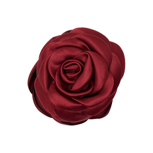  Pico - Small Satin Rose Claw - Dark Plum