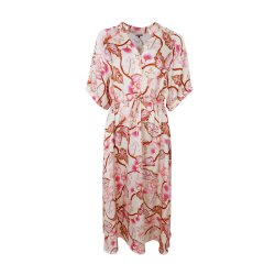 Black Colour - Zelene Raglan Dress - Coral
