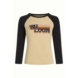 King Louie - Raglan logo T-shirt - Black 