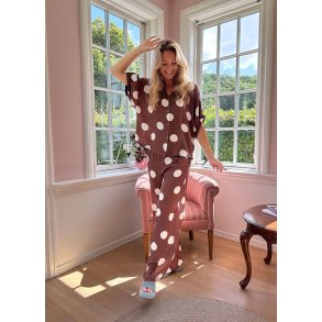 Black Colour - Mabel Bukser - Mocca Dot