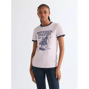Wrangler - Ringer T-Shirt - Evening Haze