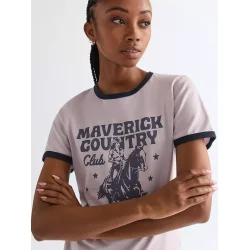 Wrangler - Ringer T-Shirt - Evening Haze