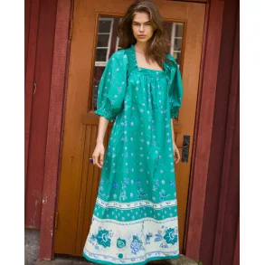 Sissel Edelbo -Ronda Kjole - Green - ONESIZE