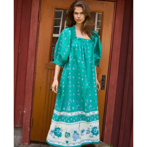 Sissel Edelbo -Ronda Kjole - Green - ONESIZE