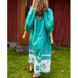 Sissel Edelbo -Ronda Kjole - Green - ONESIZE