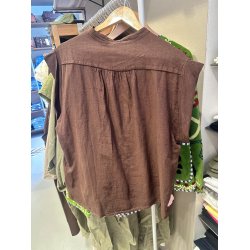 Wauw - Seashell Blouse - Chocolate Brown 