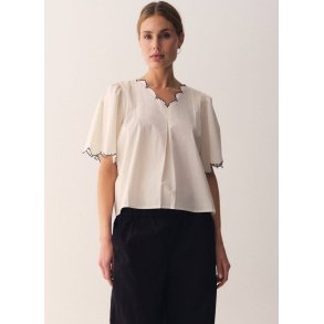 Gossia - Gitt bluse - Creme