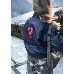 Wauw - Lobster Bomber Jakke - Navy Blue