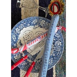 Sissel Edelbo - Kalenderlys - Blue Stripes - Onesize