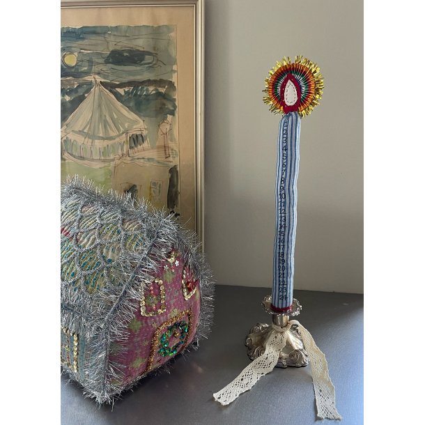 Sissel Edelbo - Kalenderlys - Blue Stripes - Onesize