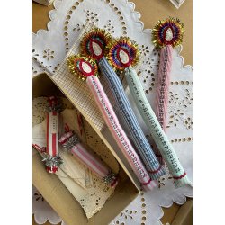 Sissel Edelbo - Kalenderlys - Blue Stripes - Onesize