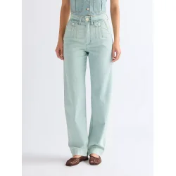 Wrangler - Sleek Barrel Bukser - Pale Denim