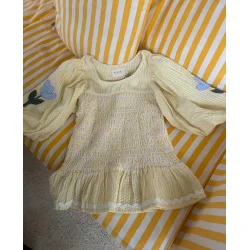 Sissel Edelbo - Svea Top - Yellow Stripes