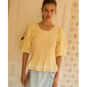 Sissel Edelbo - Svea Top - Yellow Stripes