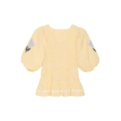 Sissel Edelbo - Svea Top - Yellow Stripes