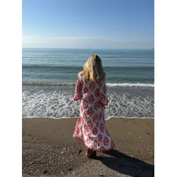 Wauw - Tabita Dress - Red And White