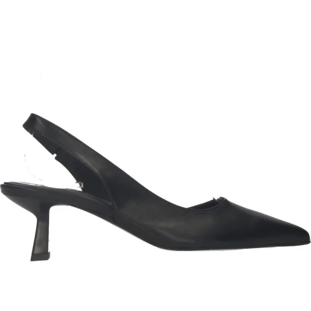 Pavement - Therese Heels - Black Leather
