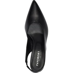 Pavement - Therese Heels - Black Leather