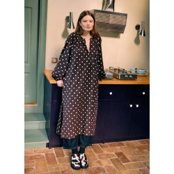 Sissel Edelbo Lara Kjole - Cream Dots - Onesize