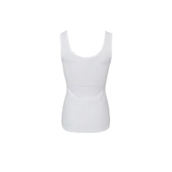 Black Colour - Vibs Tank top - White