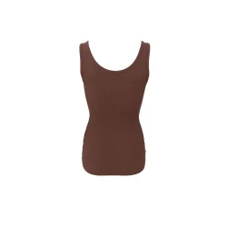 Black Colour - Vibs Tank top - Espresso 
