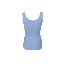 Black Colour - Vibs Tank top - Espresso / Off White