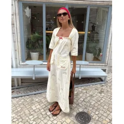Sissel Edelbo - Viviette Kjole - Pastel Yellow