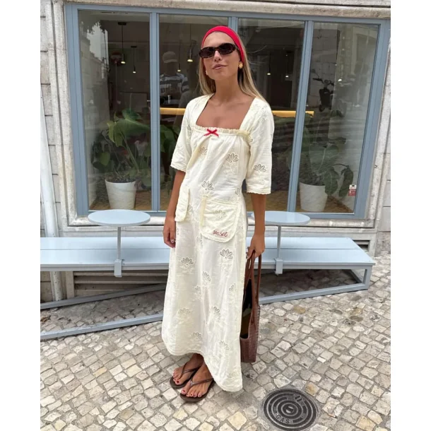 Sissel Edelbo - Viviette Kjole - Pastel Yellow