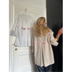 Wauw - Luna Skjorte - The Good Luck Club - Paper White