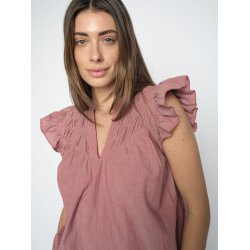 Mos Mosh - Woda Izha Bluse - Cowhide 