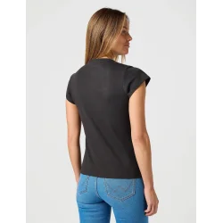 Wrangler - Shrunken Band Tee - Faded Black