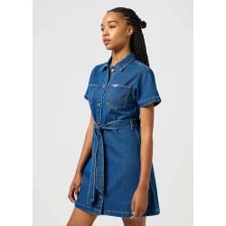 Wrangler - seamed short sleeve dress