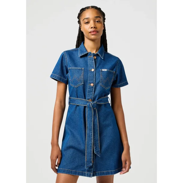 Wrangler - seamed short sleeve dress