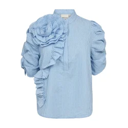 Gossia - Zabina Blouse - Blue Stripes