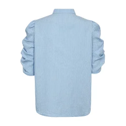 Gossia - Zabina Blouse - Blue / Pink Stripes