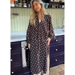 Sissel Edelbo Lara Kjole - Cream Dots - Onesize