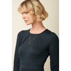 King Louie - Mona Kjole Spring - Evening Blue 