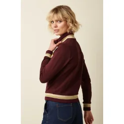 King Louie - Colorblock Col Jakke - Daytona Sweat - Porto Red