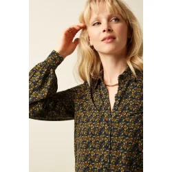 King Louie - Maisie Blouse - Mirth Jersey - Rhodonite Blue