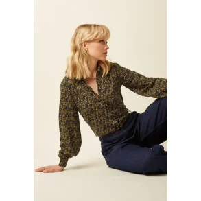 King Louie - Maisie Blouse - Mirth Jersey - Rhodonite Blue