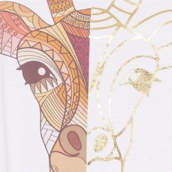 Marta - Marie T-shirt- White Giraf