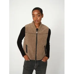 Mos Mosh - Rowe Teddy Vest - Falcon