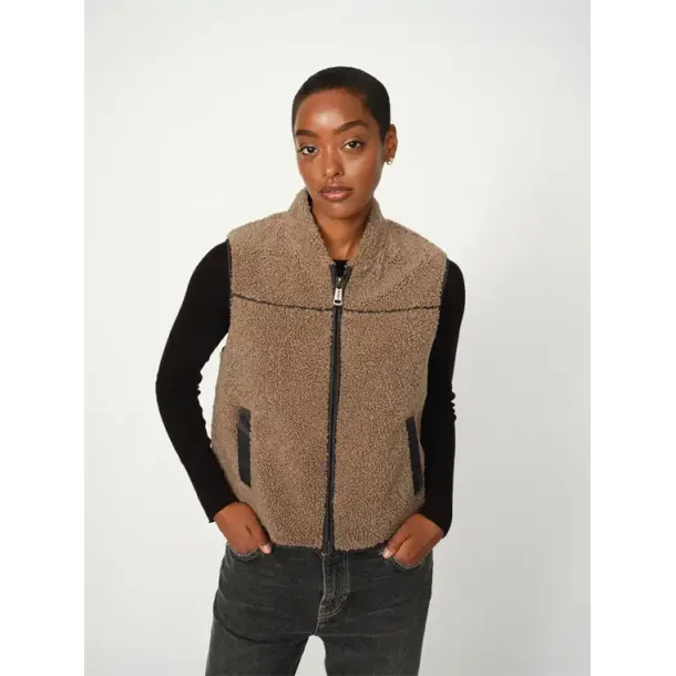 Mos Mosh - Rowe Teddy Vest - Falcon