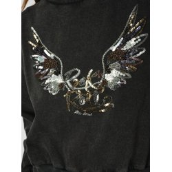 Mos Mosh - Cosette O-LS Deco Sweatshirt - Phantom