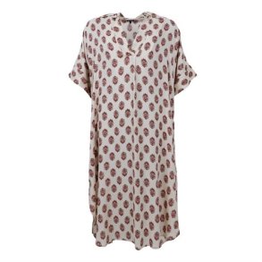 Black Colour - Stella S/S Kaftan Tunic Kjole - Noble Rose - Onesize