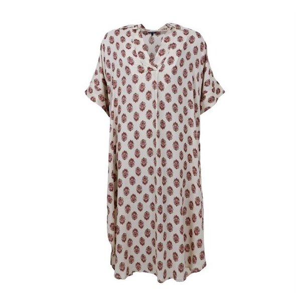 Black Colour - Stella S/S Kaftan Tunic Kjole - Noble Rose - Onesize