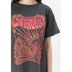 Wrangler - Girlfriend T-shirt - Faded Black