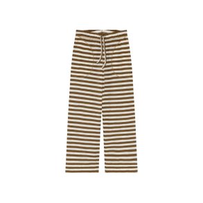 By Basics - Pants W/Pockets & String - Raw White/Bronze