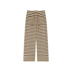 By Basics - Pants W/Pockets & String - Raw White/Bronze