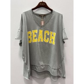 Marta - Nella T-shirt - Military/Yellow - Onesize